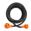 Cable de extensión para vehículos recreativos de 25 pies VEVOR 30 A enchufe hembra NEMA TT-30R enchufe macho NEMA TT-30P con manija con indicador LED