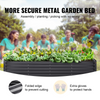 VEVOR - Macetero elevado galvanizado para jardín 249,5 x 120,9 x 59,4 cm