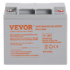 Batería de ciclo profundo VEVOR 12 V 40 AH recargable AGM marina corriente de descarga de 400 A para scooters de movilidad