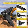VEVOR - Accesorios para excavadoras retroexcavadoras de 36 pulgadas ajustables con soldadura extrema dientes de 1/2 pulgada