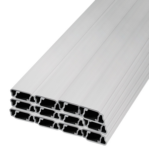 VEVOR - Paquete de 20 canales de aleación de aluminio y alambre de resorte recubierto de PE 6,56 pies