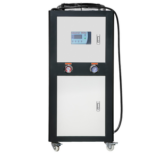 Enfriador de agua industrial VEVOR refrigerado por aire de 16 galones y 9,4 HP capacidad de enfriamiento de 15 100 Kcal/h con condensador con aletas control por microcomputadora tanque de agua de 60 L