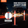 VEVOR - Conos de señalización de tráfico con base de goma de 16,93 x 16,93 pulgadas