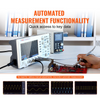 Osciloscopio digital VEVOR 1GS/S 100 MHz 4 canales pantalla a color 7 pulgadas 30 funciones de medición automática para pruebas de circuitos electrónicos
