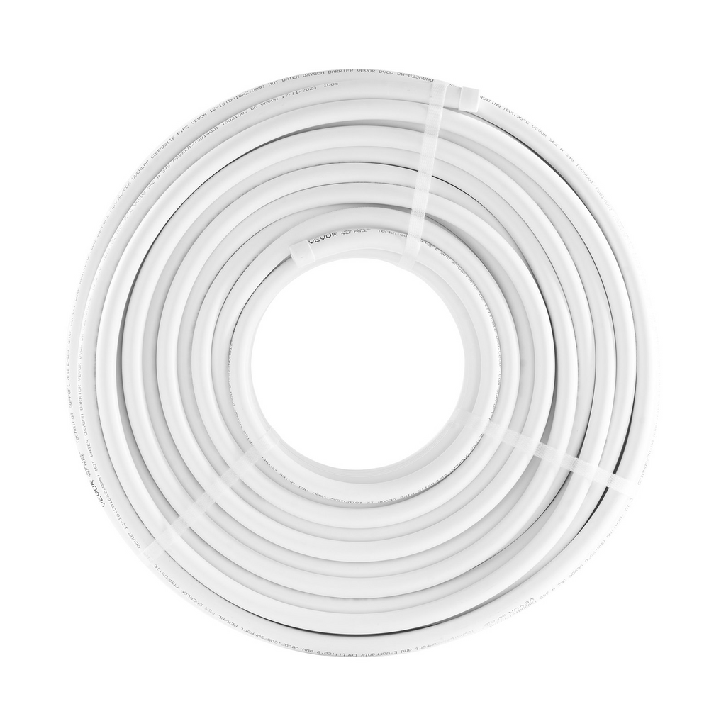 Tubo PEX-AL-PEX de VEVOR 328 pies diámetro de 5/8''  compuesto de aluminio y plástico espesor de 0,08''