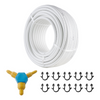 Tubo PEX-AL-PEX de VEVOR 164 pies, 0,79'' de diámetro compuesta de aluminio y plástico 0,08'' de espesor