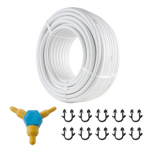 Tubo PEX-AL-PEX de VEVOR 164 pies, 0,79'' de diámetro compuesta de aluminio y plástico 0,08'' de espesor