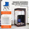 Tienda de sauna portátil VEVOR de tamaño completo kit de sauna personal de 1400 W
