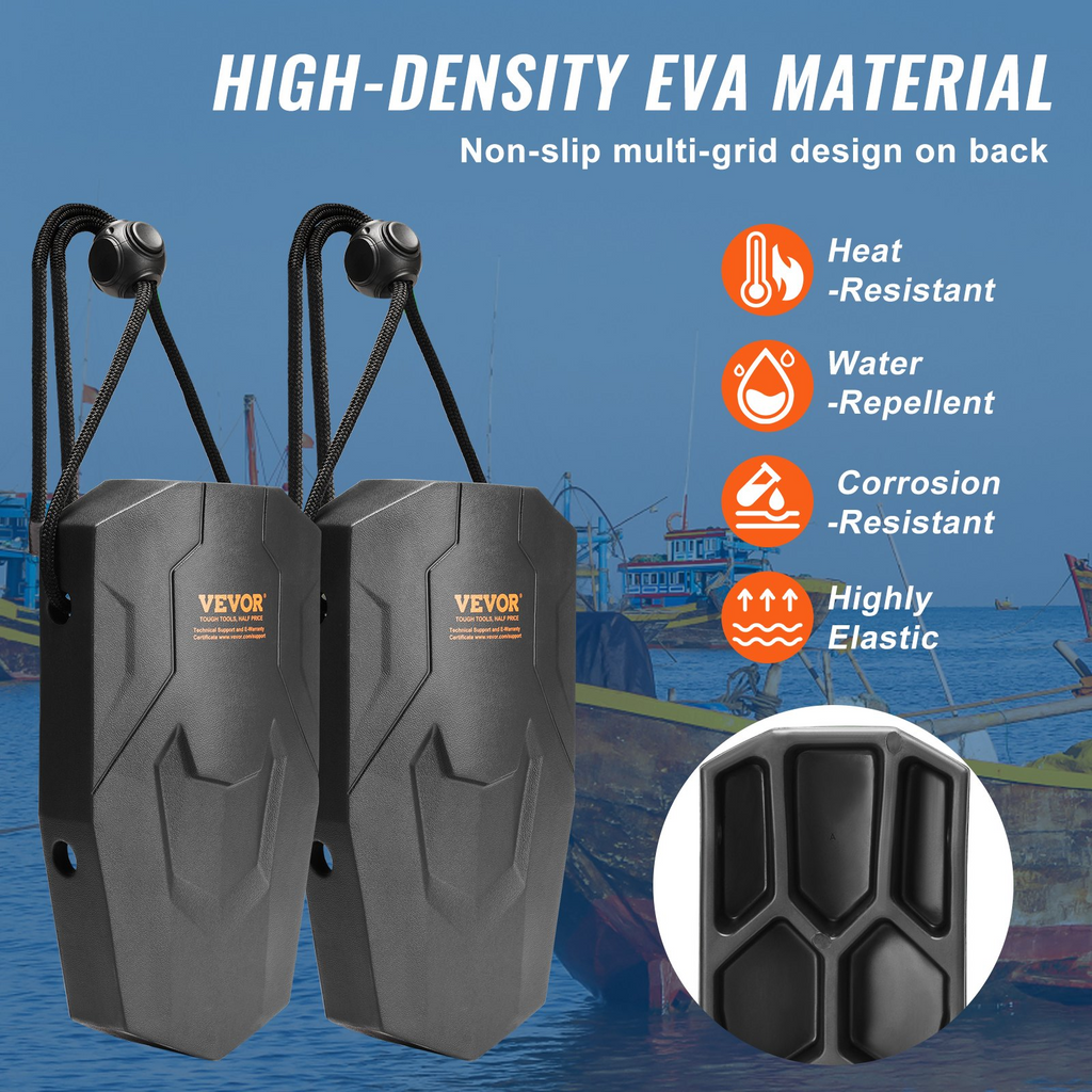 VEVOR Defensas para barcos para atraque de 8,6" x 16"