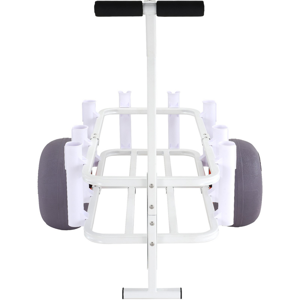 VEVOR Carrito de pesca para playa capacidad de carga de 300 lb  dos ruedas grandes de 13"