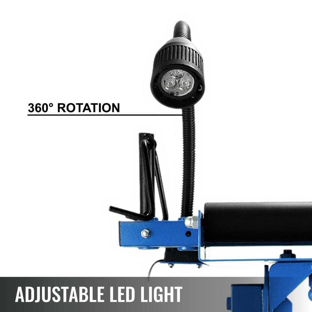 VEVOR - Esparcidor de neumáticos manual portátil con soporte luz LED ajustable