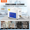Limpiador ultrasónico profesional VEVOR 10 l con temporizador digital y calentador 40 kHz