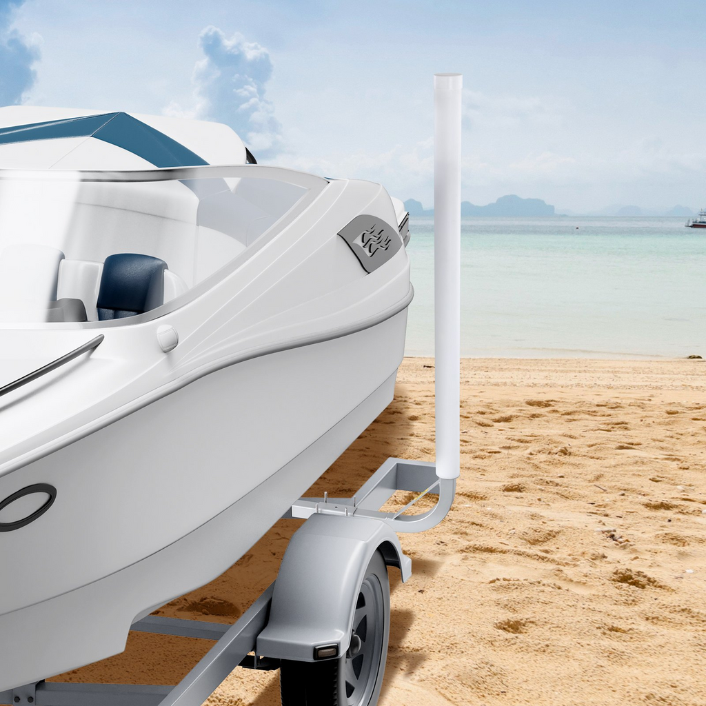 Juego de guías para remolques marinos VEVOR postes flexibles ajustables de 48''