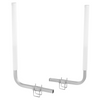 Juego de guías para remolques marinos VEVOR 60'' ajustables de forma flexible soportes dobles de acero resistentes a la oxidación con cubierta de PVC