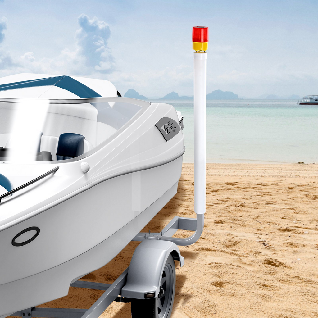 Juego de guías para remolques marinos VEVOR con LED de 46"