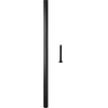 VEVOR Deck Balusters, 101 Pack Metal Deck Spindles, 26"x0.75" Staircase Baluster with Screws, Aluminum Alloy Deck Railing for Wood and Composite Deck, Square Baluster for Outdoor Stair Deck Porch