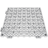 VEVOR Azulejos entrelazados 55 piezas grises baldosas de drenaje de 12" x 12" x 0,6 empalmes