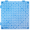VEVOR Azulejos entrelazados 55 piezas Azul de drenaje de 12" x 12"