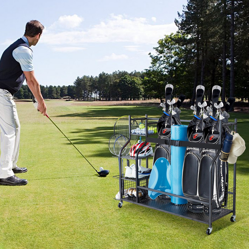 VEVOR Organizador de garaje para guardar equipos de golf