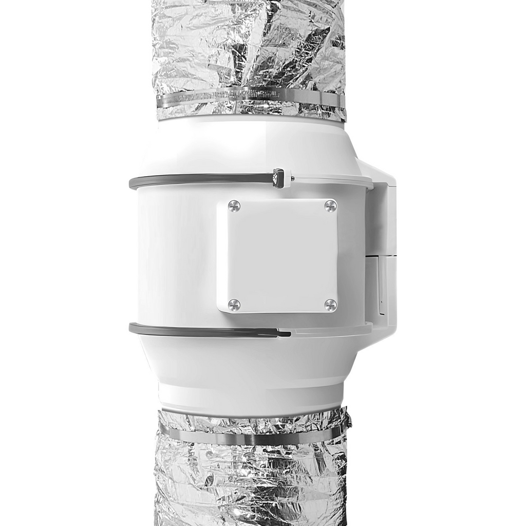 Manguera de ventilación para secadora VEVOR conducto flexible aislado de 6'' y 25 pies de largo con 2 abrazaderas para conductos