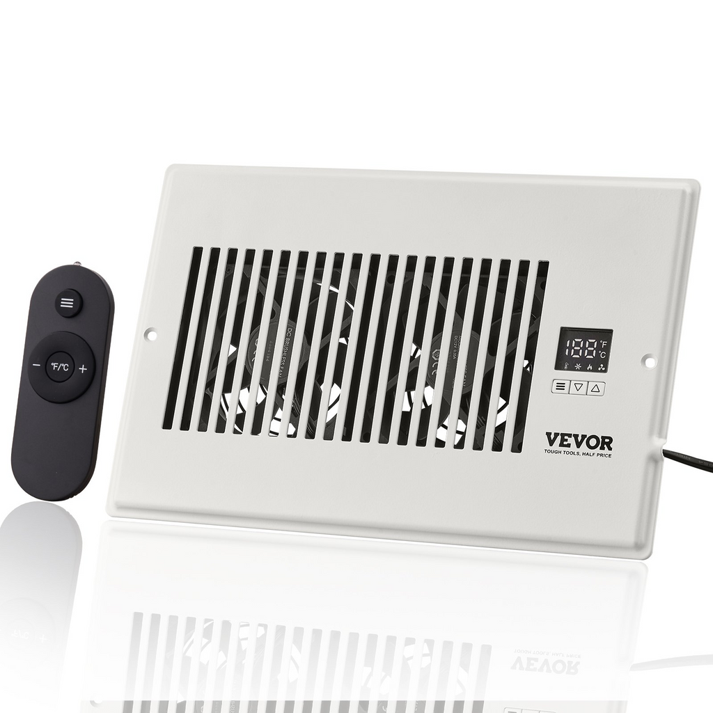 Ventilador de ventilación de refuerzo VEVOR apto para orificios de ventilación de 6" x 10"