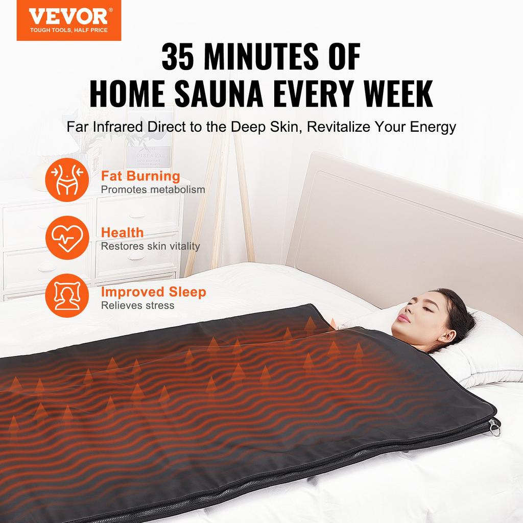 Manta de sauna VEVOR para desintoxicación