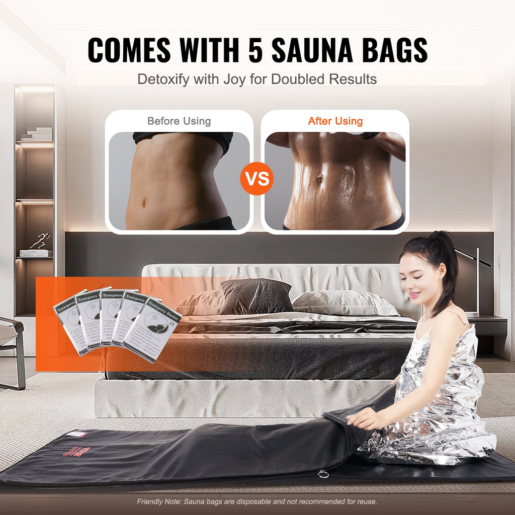 Manta de sauna VEVOR para desintoxicación