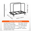Carro para paneles de yeso VEVOR con plataforma de 45,28" x 29,13" y ruedas giratorias de 5"