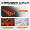 Sauna portátil de infrarrojos de PU con piedras terapéuticas y calefacción de fibra de carbono temperatura ajustable de 1 a 6 niveles de 95 a 185 ℉ temporizador de 1 a 60 minutos 75 x 35 pulgadas