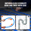 Tubo PEX VEVOR 1/2 pulgada 300 pies flexible PEX-B para agua potable caliente fría plomería incluye cortador abrazaderas gratis azul