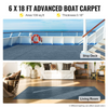 VEVOR Alfombra marina gris de 1,80 x 5,49 m para barco