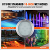 VEVOR Luz LED para piscina de 12 V 10 pulgadas, 40 W