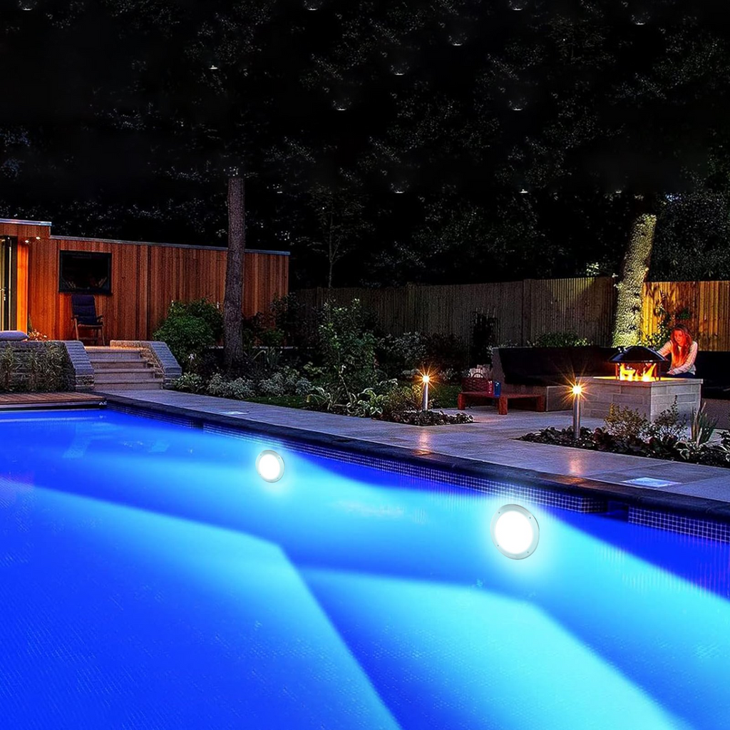 VEVOR Luz LED para piscina de 12 V 10 pulgadas, 40 W