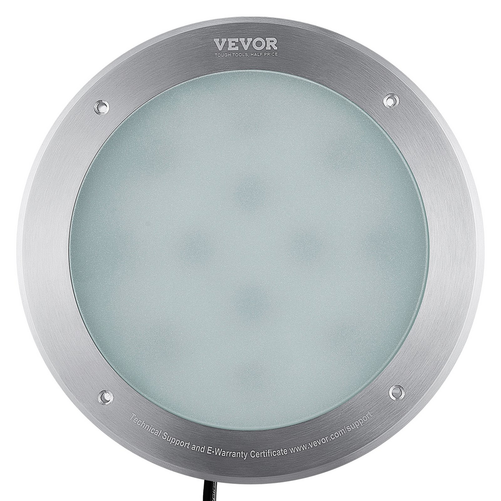 VEVOR Luz LED para piscina de 12 V 10 pulgadas, 40 W