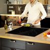 Cocina eléctrica VEVOR 4 quemadores placa de inducción de 30'' placa de cocina magnética incorporada de 7500 W