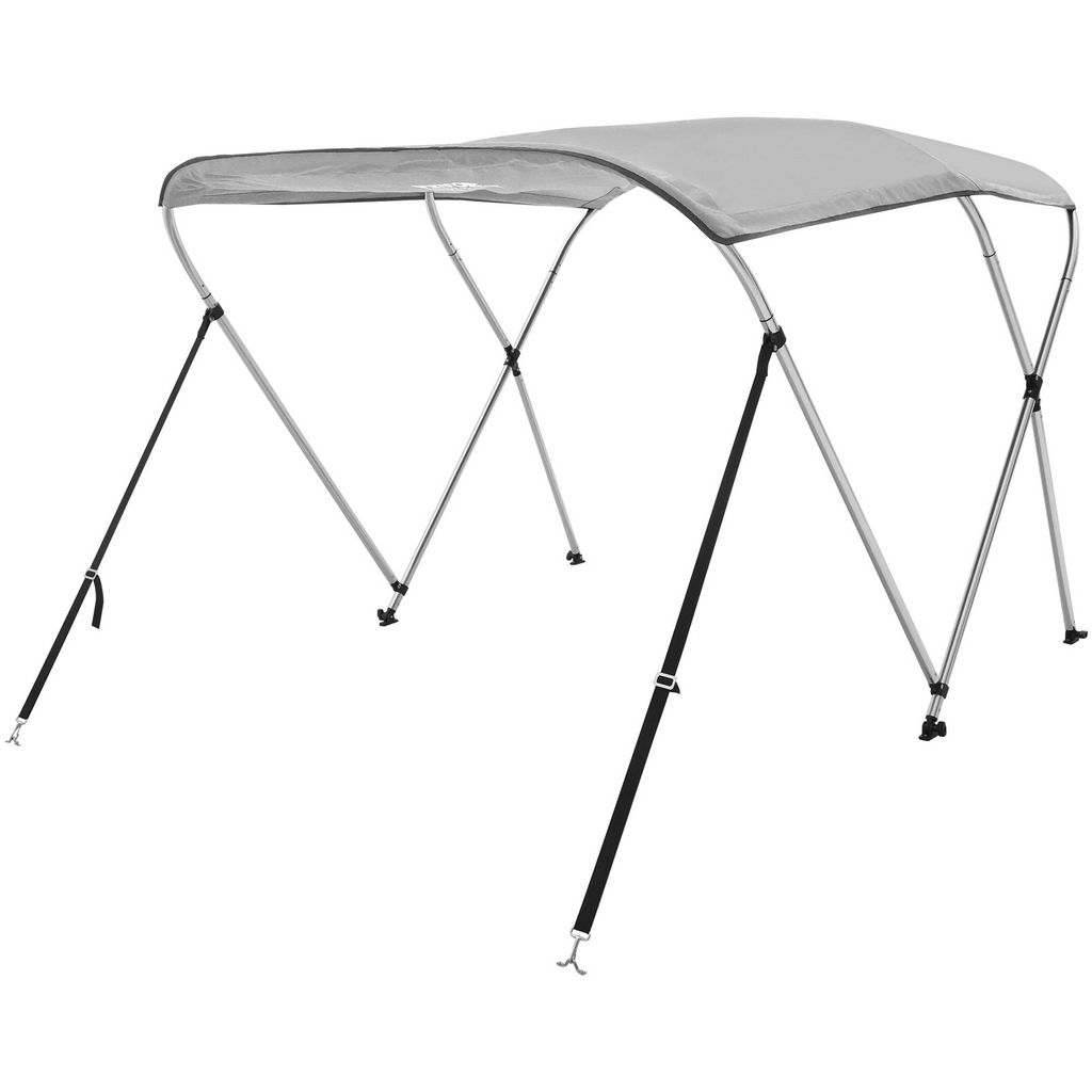 VEVOR - Cubierta para bote con toldo Bimini de 3 arcos toldo de poliéster 900D con marco de aleación de aluminio de 1"