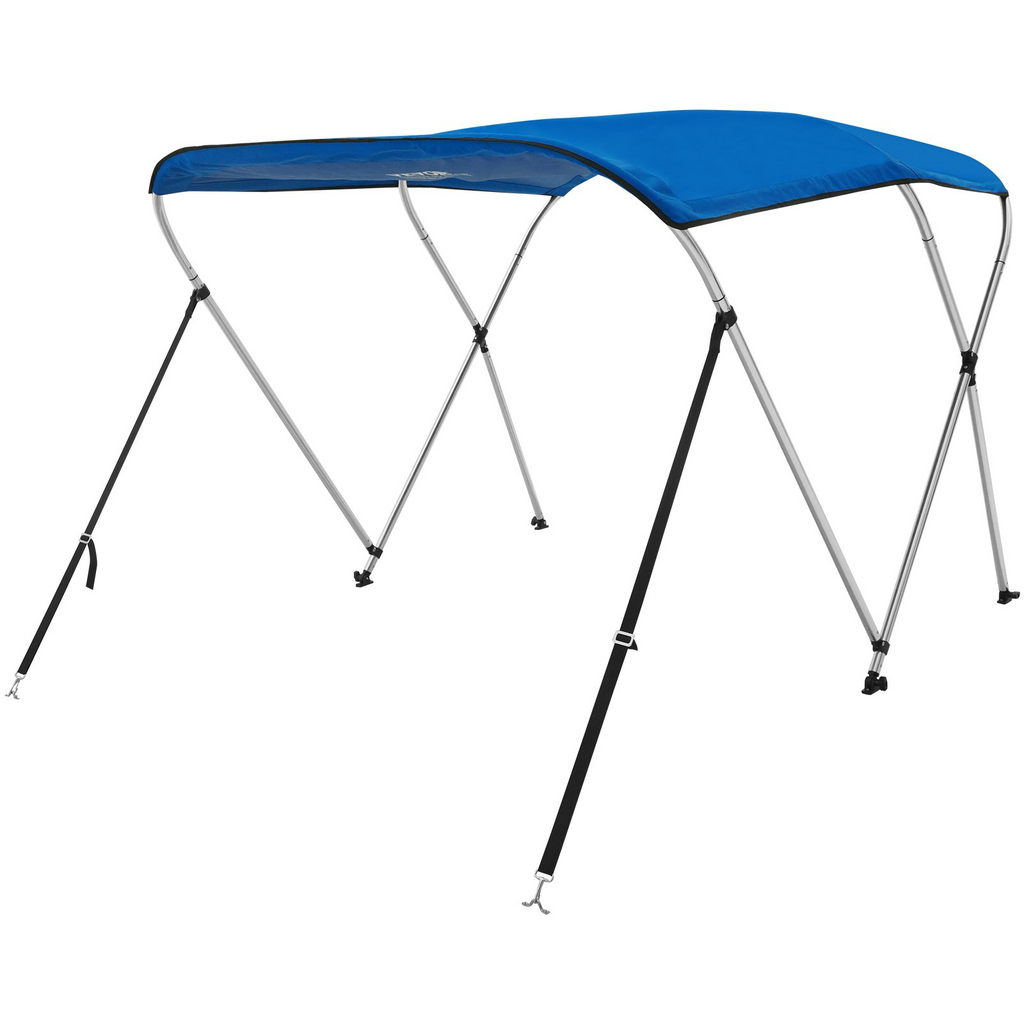 VEVOR - Cubierta para bote con toldo de poliéster de 3 arcos 900D con marco de aleación de aluminio de 1"