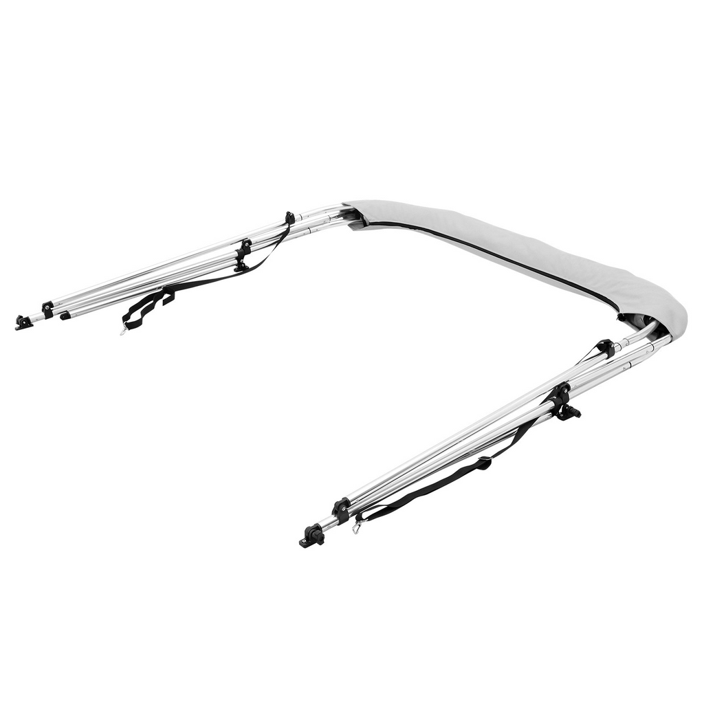 VEVOR - Cubierta para bote con toldo de poliéster de 4 arcos 600D con marco de aleación de aluminio de 1"