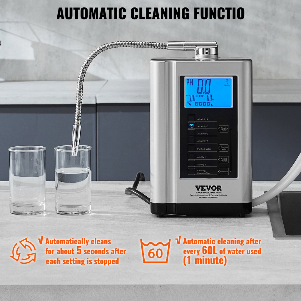 Máquina ionizadora de agua alcalina VEVOR