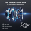 Bomba de vacío y juego de manómetro VEVOR 1/5 HP 3.5 CFM AC  paletas rotativas de 1 etapa HVAC Kit de refrigerante de A/C Juego de manómetro múltiple JH2