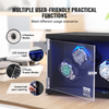 Watch Winder para 4 relojes automáticos para hombres y mujeres, con 2 motores