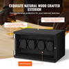 Watch Winder para 4 relojes automáticos para hombres y mujeres, con 2 motores
