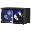 Watch Winder para 4 relojes automáticos para hombres y mujeres, con 2 motores
