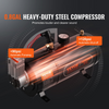 Kit de bocinas de tren VEVOR 150 dB compresor de aire de 12 V y 120 psi tanque de 0,8 galones/3 L