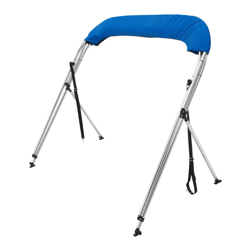 VEVOR - Cubierta para bote con toldo Bimini de 3 arcos de poliéster 900D con marco de aleación de aluminio de 1"