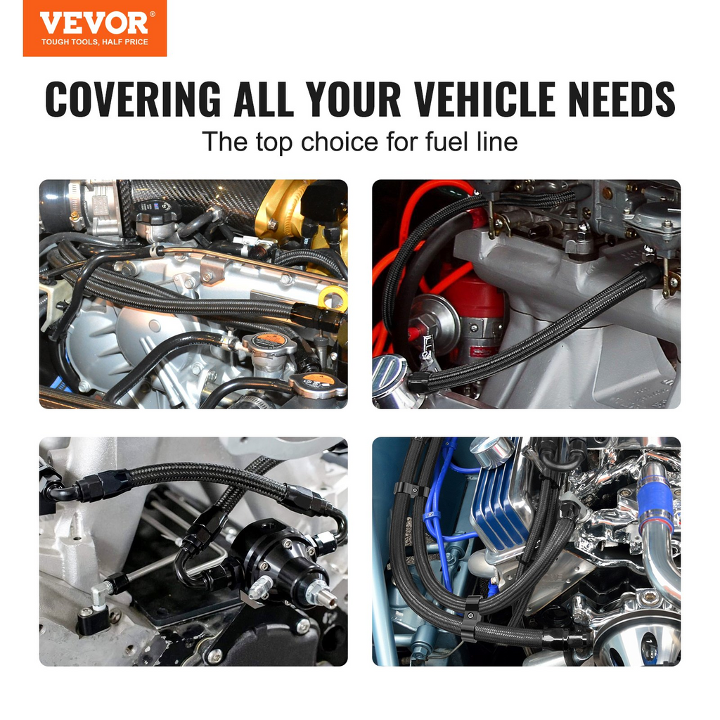 Kit de línea de combustible VEVOR 10AN de 10 pies
