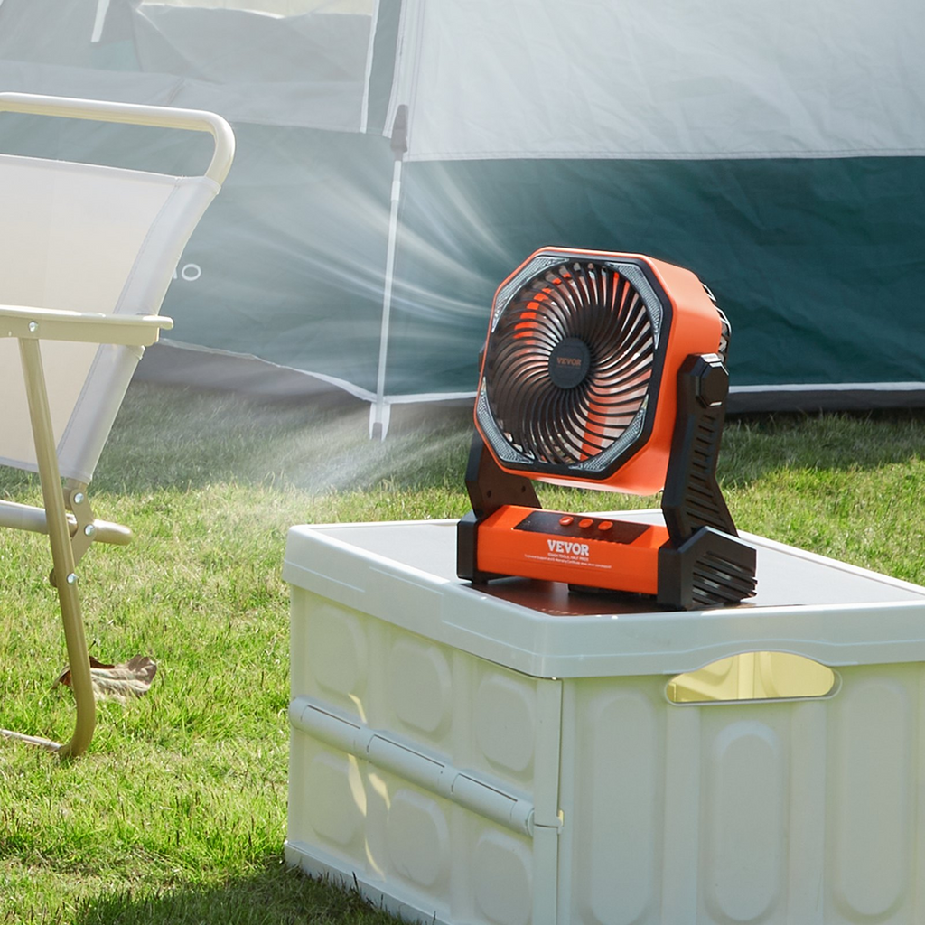 Ventilador portátil VEVOR recargable de 8 pulgadas