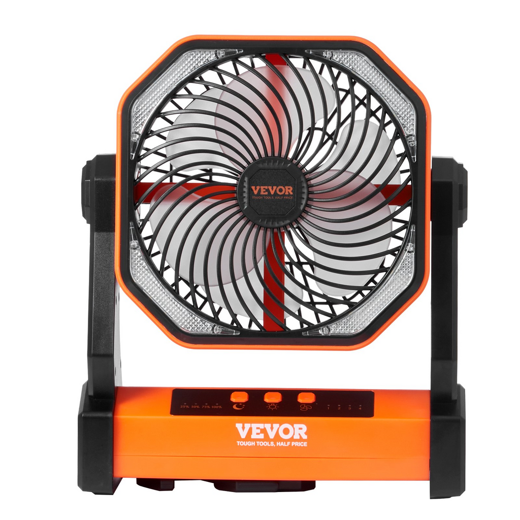 Ventilador portátil VEVOR recargable de 8 pulgadas