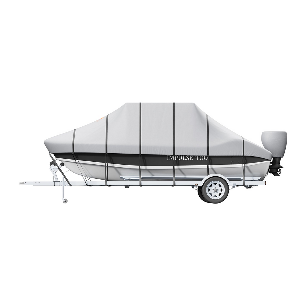 Cubierta impermeable para barco remolcable de 24'-26' PU Oxford de grado marino 600D