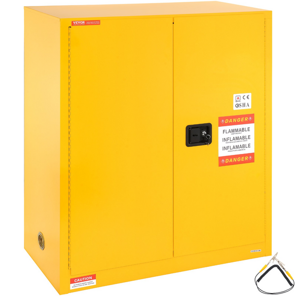 Gabinete de almacenamiento de líquidos inflamables de 30 galones 43,1 x 18,1 x 50,1 pulgadas